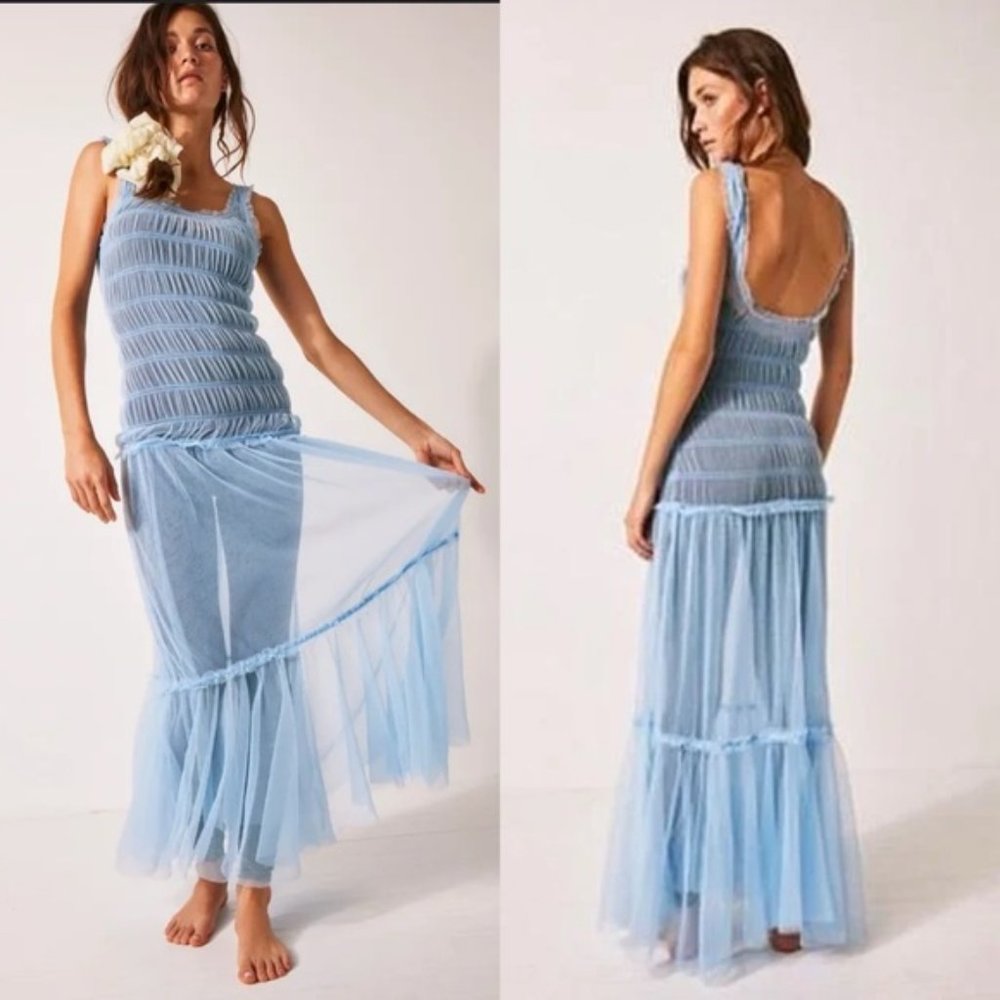 NWOT Free People Smock About It Slip Dress